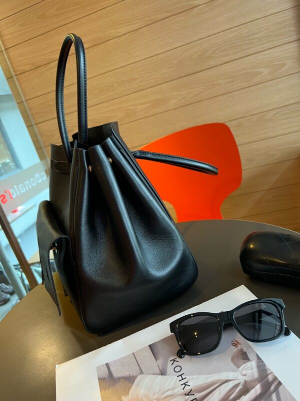 Balenciaga Bel-Air Runway Tote Bag – Black with Gold Hardware (Large)