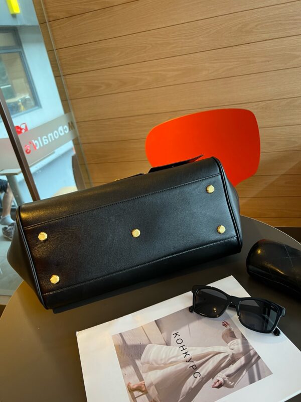 Balenciaga Bel-Air Runway Tote Bag – Black with Gold Hardware (Large)