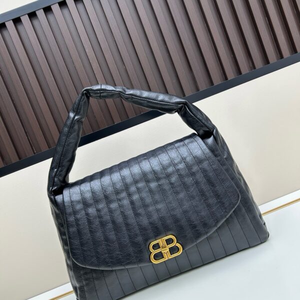 Balenciaga Monaco Hand & Shoulder Bag – Cloud-Soft Elegance