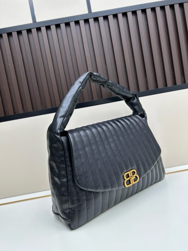 Balenciaga Monaco Hand & Shoulder Bag – Cloud-Soft Elegance