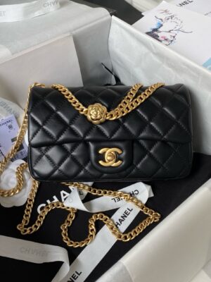 Chanel 23S Camellia Adjustable Clasp Bag – Medium (AS4041)