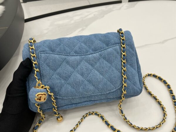 Chanel 22C Denim Mini with Gold Ball – AS1786 / AS1787