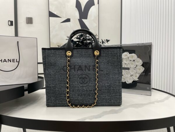 Chanel Canvas Shopping Tote – Spring/Summer New Arrival