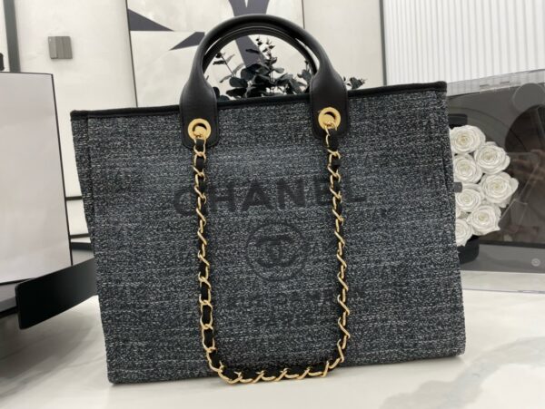 Chanel Canvas Shopping Tote – Spring/Summer New Arrival