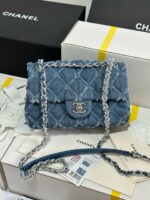 Chanel Classic Flap Bag – Denim Edition with Exterior Stitching