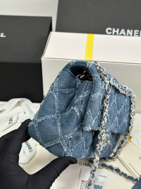 Chanel Classic Flap Bag – Denim Edition with Exterior Stitching
