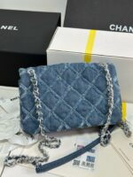 Chanel Classic Flap Bag – Denim Edition with Exterior Stitching