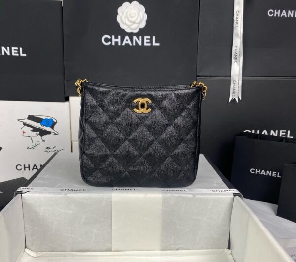 Chanel AS3223 – 22P Lambskin Flap Bag with Logo Chain