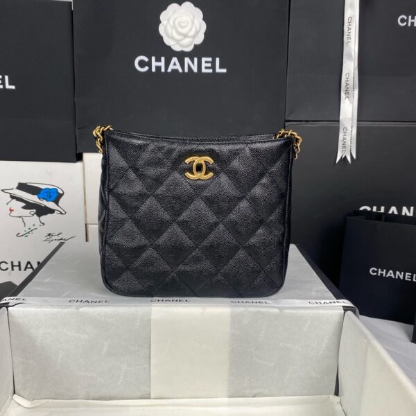 Chanel AS3223 – 22P Lambskin Flap Bag with Logo Chain