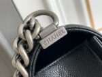 Chanel Le Boy Bag – Medium Size (Caviar Leather / Platinum Edition)