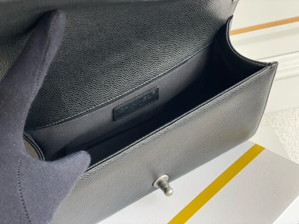 Chanel Le Boy Bag – Medium Size (Caviar Leather / Platinum Edition)