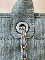 Chanel 23S Washed Vintage Denim Beach Tote Bag (Top Replica Quality)