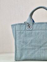 Chanel 23S Washed Vintage Denim Beach Tote Bag (Top Replica Quality)