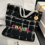 Chanel 22K Tweed Drawstring Bag – Small Size