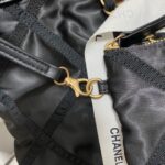 Chanel 22P Nylon Chain Shopping Tote