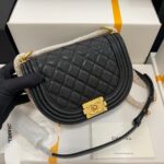 Chanel 22A Boy Saddle Messenger Bag – Métiers d’Art Collection