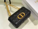 Dior Caro Small Bag – Classic Cannage Stitching & Vintage Gold Hardware