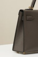 HERMES Mini Kelly II 19cm (Epsom M8 Asphalt Grey / Gold Hardware)