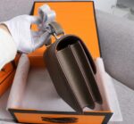 Hermès Constance Bag – Factory Direct | Epsom Leather in Khaki with Silver Hardware
