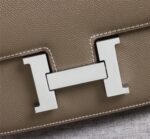 Hermès Constance Bag – Factory Direct | Epsom Leather in Khaki with Silver Hardware