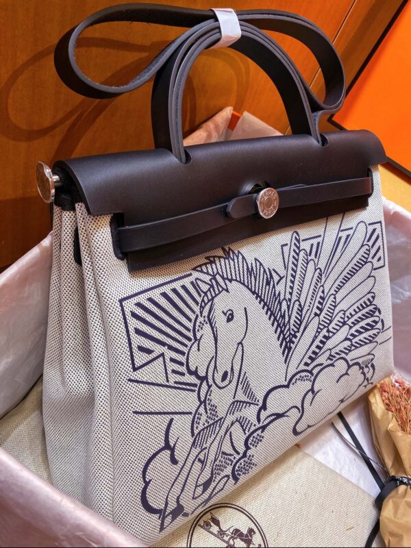 Hermès Herbag 31cm – Limited Edition Pegasus Print | Top-Tier Custom Version