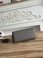 Hermès Mini 2424 – Handcrafted Elegance in Cloud Grey