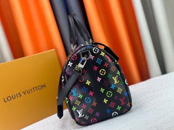 Louis Vuitton × Takashi Murakami 20th Anniversary Keepall Bag – Black Multicolor | M13745 | NFC Chip Version