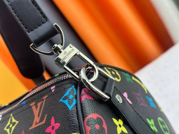 Louis Vuitton × Takashi Murakami 20th Anniversary Keepall Bag – Black Multicolor | M13745 | NFC Chip Version