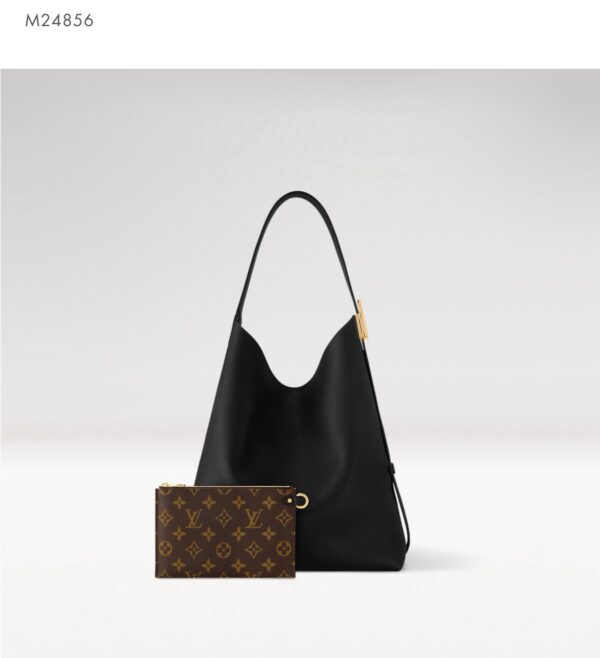 Louis Vuitton Low Key Hobo MM Bag – Black