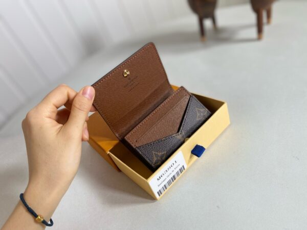 Louis Vuitton Enveloppe Carte de Visite Card Holder – Damier Graphite