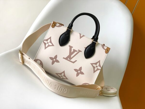 Louis Vuitton Top-Quality Original Onthego Small Shopping Bag Modern & Refined Desert Series Design
