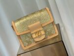 Louis Vuitton Dauphine Mini Handbag – Gold Monoglam