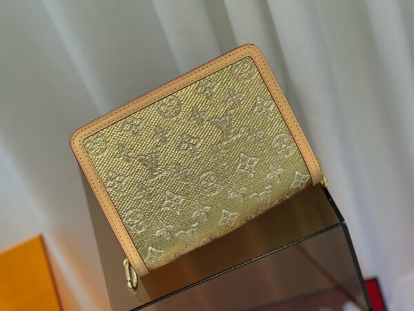 Louis Vuitton Dauphine Mini Handbag – Gold Monoglam