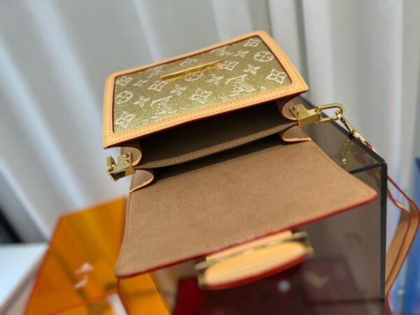 Louis Vuitton Dauphine Mini Handbag – Gold Monoglam