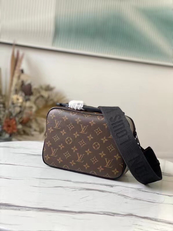 Louis Vuitton S Lock Messenger Bag – Black