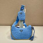 PRADA 3-in-1 Handwoven Raffia Bag – L1BH204LU (New Color)