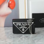 PRADA 1BH189 Triangle Flap Shoulder Bag