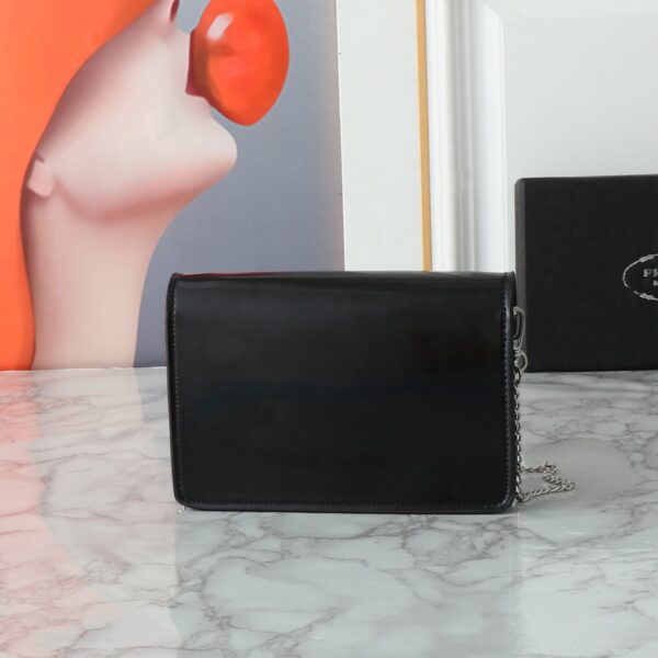 PRADA 1BH189 Triangle Flap Shoulder Bag