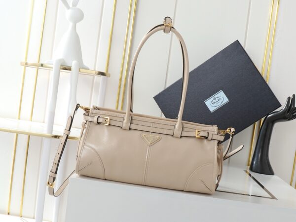 PRADA Soft Lux Oil-Wax Leather Handbag – Small Size | Model 1BA426