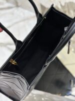 PRADA Geometric Quilted Leather Tote – Medium Size | Model 1BA378