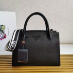 PRADA Large Classic Tote – Upgraded Edition with Woven Strap | Model 1BA155