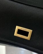 24s Hot-Selling Mini Black & Gold BALENCIAGA RODEO BAG
