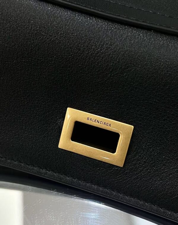 24s Hot-Selling Mini Black & Gold BALENCIAGA RODEO BAG
