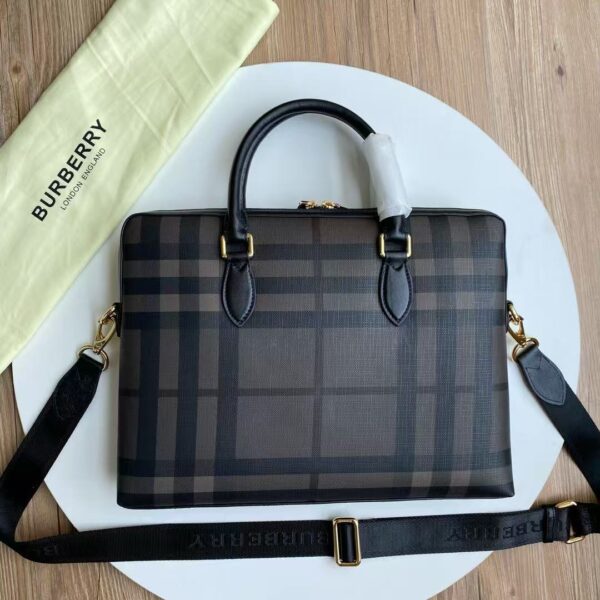 Balenciaga Men's Briefcase – Smoky Check Pattern