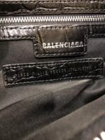 Balenciaga Le Cagole Rhinestone Croc-Embossed Shoulder Bag – VIP Edition